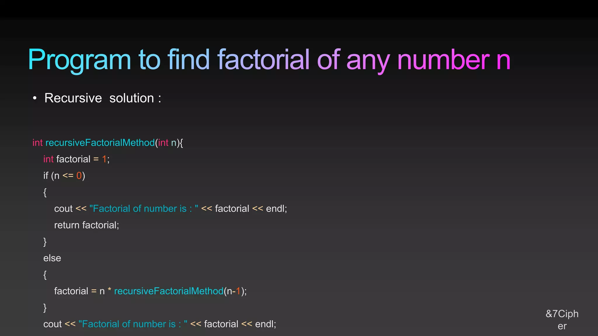 Recursion DS made easy - 2