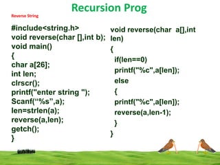 Recursion prog | PPT