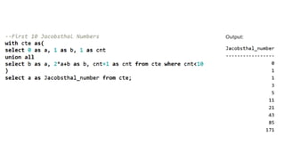 Understanding Recursive Common Table Expressions (CTEs) in SQL for ...
