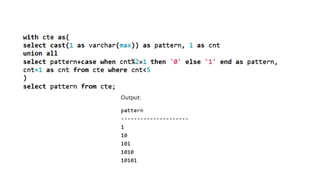 Understanding Recursive Common Table Expressions (CTEs) in SQL for ...