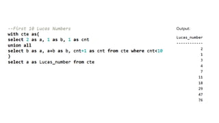 Understanding Recursive Common Table Expressions (CTEs) in SQL for ...