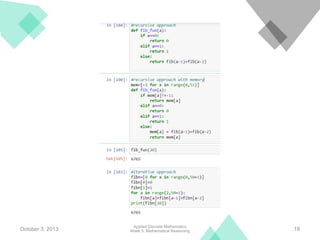 October 3, 2013
Applied Discrete Mathematics
Week 5: Mathematical Reasoning 18
 