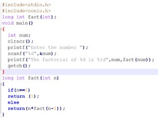 Recursive Function | PPTX