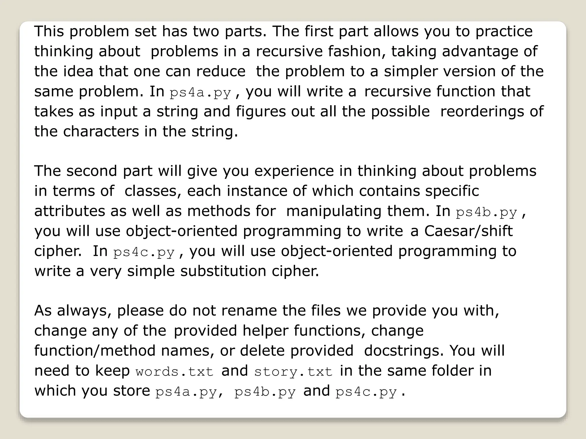 Recursive Functions in Python - Assignment Sample for University ...
