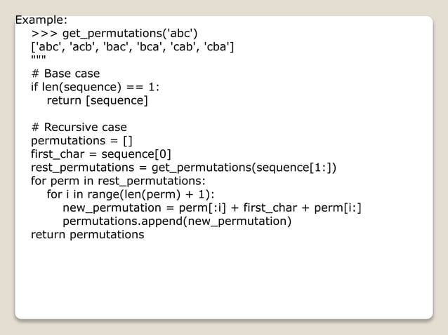 Recursive Functions in Python - Assignment Sample for University ...