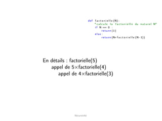 Récursivité
 