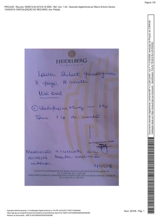 Num. 60708 - Pág. 1Assinado eletronicamente. A Certificação Digital pertence a: FELIPE AUGUSTO PINTO MARIANI
https://pje.tjpr.jus.br/pje/Processo/ConsultaDocumento/listView.seam?nd=16061415070385400000000059366
Número do documento: 16061415070385400000000059366
Documentoassinadodigitalmente,conformeMPnº2.200-2/2001,Leinº11.419/2006,resoluçãodoProjudi,doTJPR/OE
Validaçãodesteemhttps://projudi.tjpr.jus.br/projudi/-Identificador:PJL6VTEQC4RLLV9RS2GD
PROJUDI - Recurso: 5000012-83.2015.8.16.0000 - Ref. mov. 1.42 - Assinado digitalmente por Marco Antonio Santos
14/05/2019: DIGITALIZAÇÃO DO RECURSO. Arq: Petição
Página 176
 