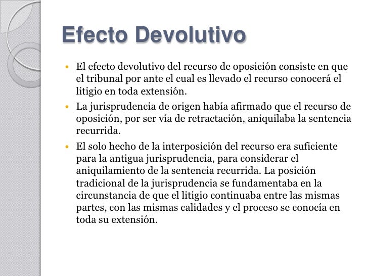 Recurso de Oposicion
