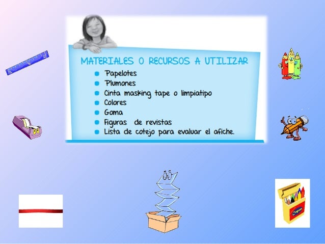 LOS AFICHES: PRIMARIA Y SECUNDARIA