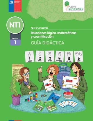 NT1
Período

1

Apoyo Compartido

Relaciones lógico-matemáticas
y cuantificación

GUÍA DIDÁCTICA

 