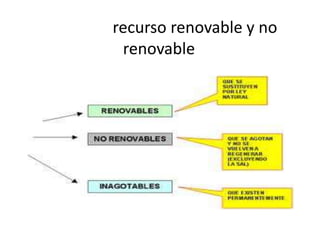 Recurso renovable y no renovables2