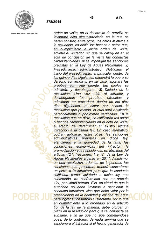 Recurso revision agua