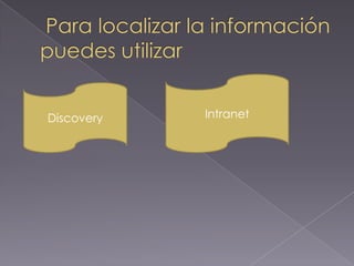 Discovery   Intranet
 