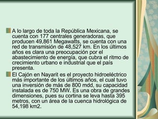 Recursos energéticos en México | PPT