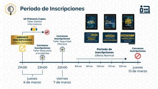 Periodo de Inscripciones
 