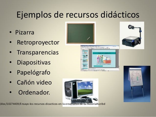 Resultado de imagen para Ejemplo Pizarra, retroproyector, transparencias, diapositivas, papelógrafo, cañón video, ordenador,