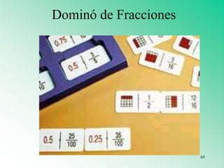Dominó de Fracciones
65
 
