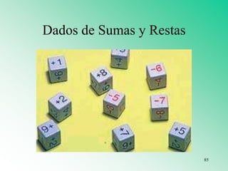 Dados de Sumas y Restas
85
 