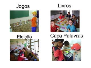 Jogos Caça Palavras Eleição   Livros 