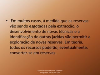 Recursos do subsolo lh2