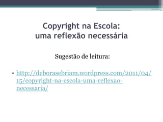 Instituições que criam REA?