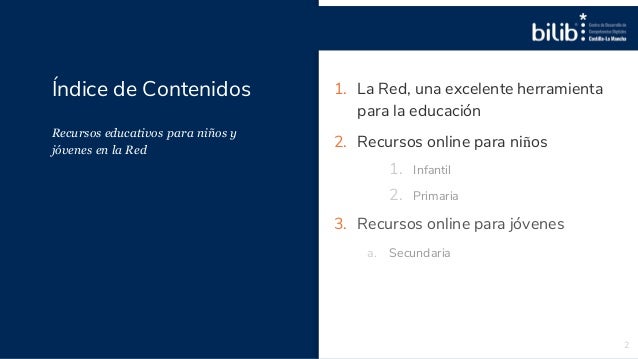 Recursos Educativos Para Ninos Y Jovenes En La Red