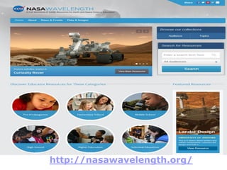http://nasawavelength.org/
 