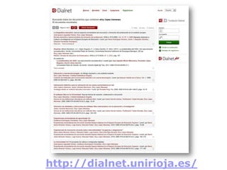 http://dialnet.unirioja.es/
 