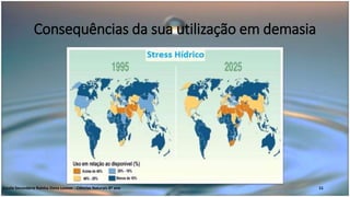 Consequências da sua utilização em demasia
Escola Secundária Rainha Dona Leonor - Ciências Naturais 8º ano 11
 