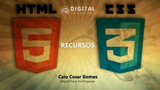Caio Cesar Gomes
Digital Front End Engineer
RECURSOS
 