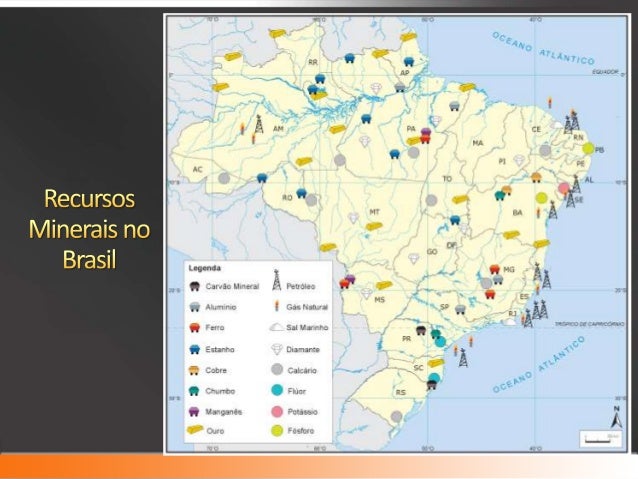 Recursos Minerais no Mundo e no Brasil