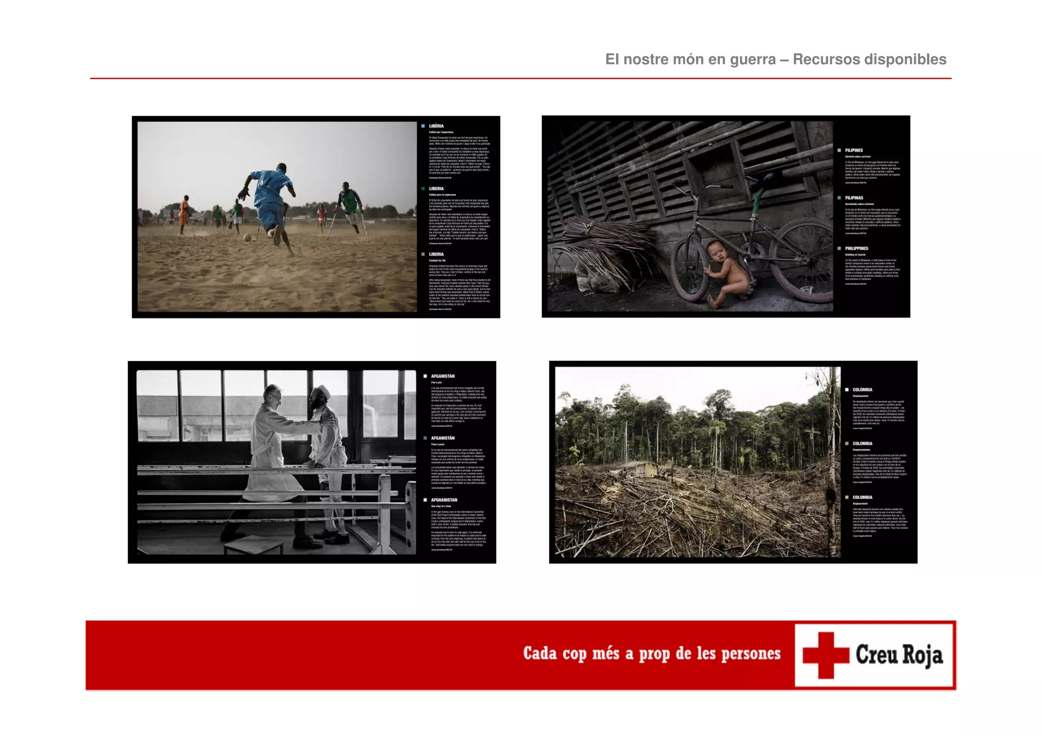 El nostre món en guerra – Recursos disponibles 
 