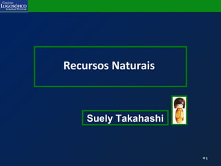 Recursos Naturais
Suely Takahashi
1
 