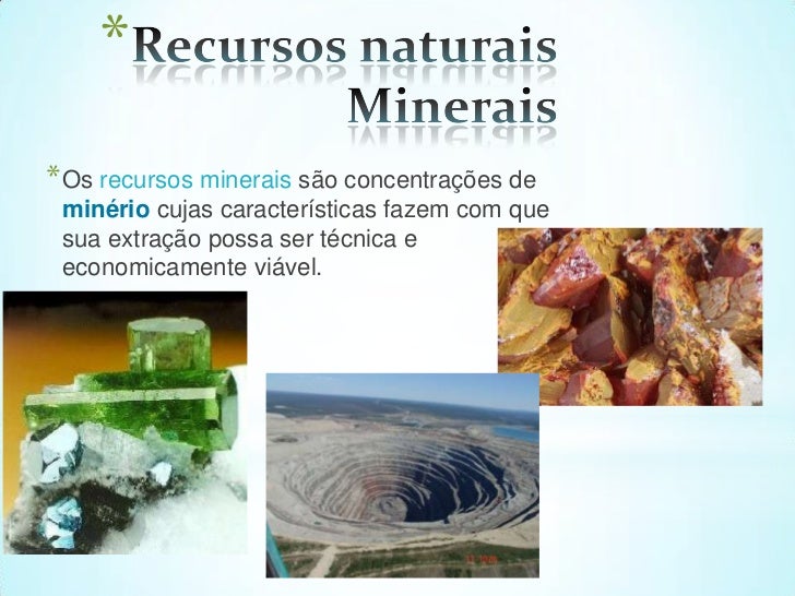 Como Sao Distribuidos Os Recursos Minerais Na Natureza