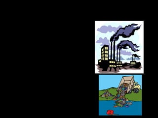 La contaminación daña




               
los recursos naturales,
puede ocasionar
algunas enfermedades
                                                                      


e incluso la muerte de                    



los organismos que
viven en ellos.
 