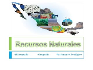 -Hidrografía   -Orografía   -Patrimonio Ecológico
 