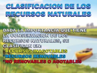 Recursos naturales y tecnologia