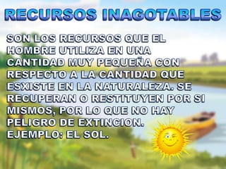 Recursos naturales y tecnologia