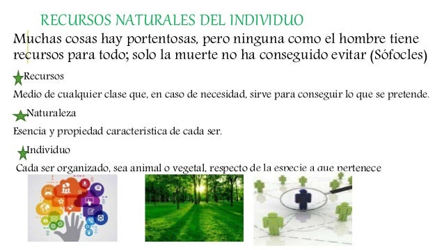 Recursos naturales del individuo (1)