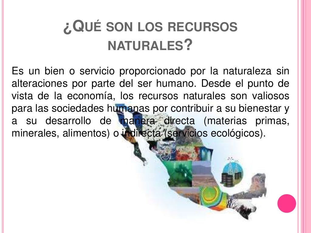 Recursos naturales de méxico