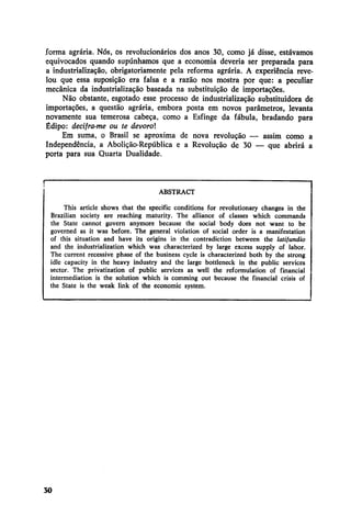 Recursos ociosos e ciclo economico (alternativa para a crise brasileira)