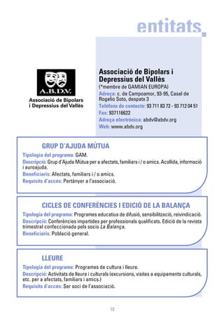 Recursos salut mental_valles