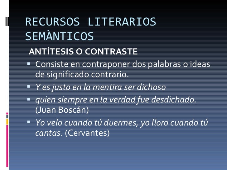 Recursos semanticos