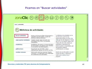 Picamos en “Buscar actividades” 