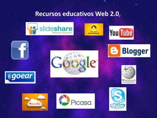 Recursos educativos Web 2.0,
 