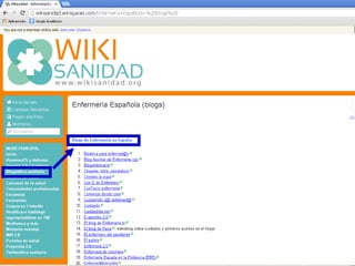 Recursos web enfermería