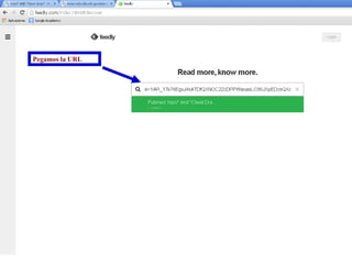 Pegamos la URL 
 
