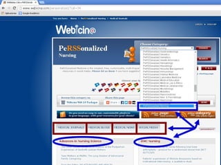 Recursos web enfermería