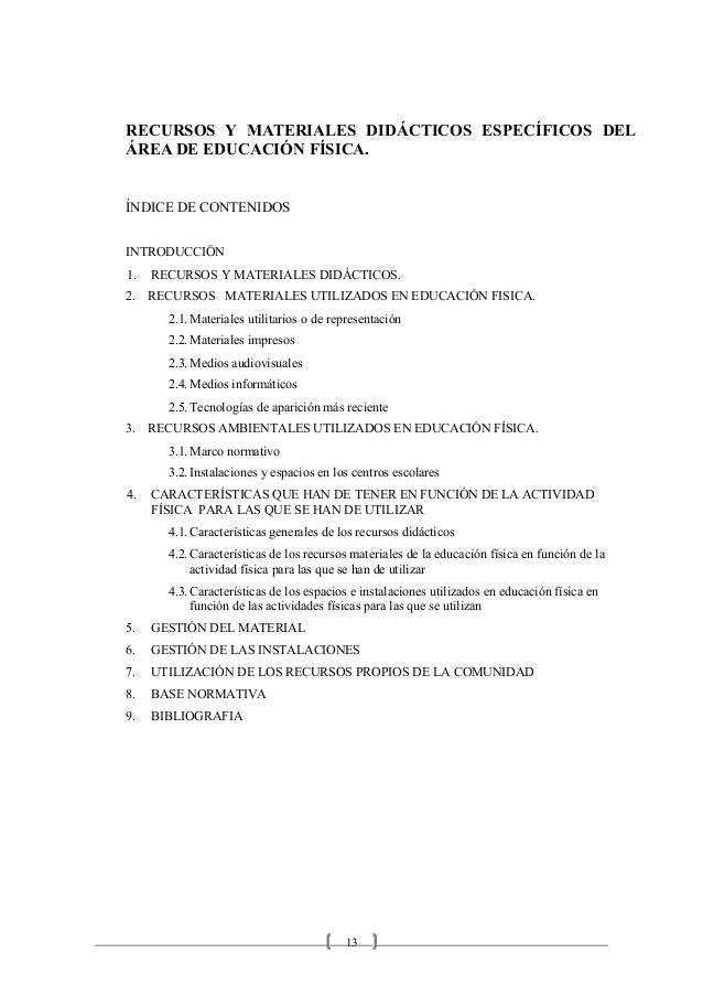 Recursos Y Materiales Didácticos