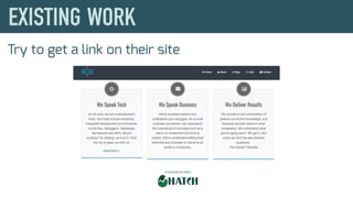 Try to get a link on their site
 